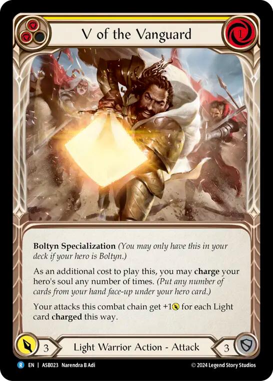 V of the Vanguard [ASB023] (Armory Deck: Boltyn) | Good Games Modbury