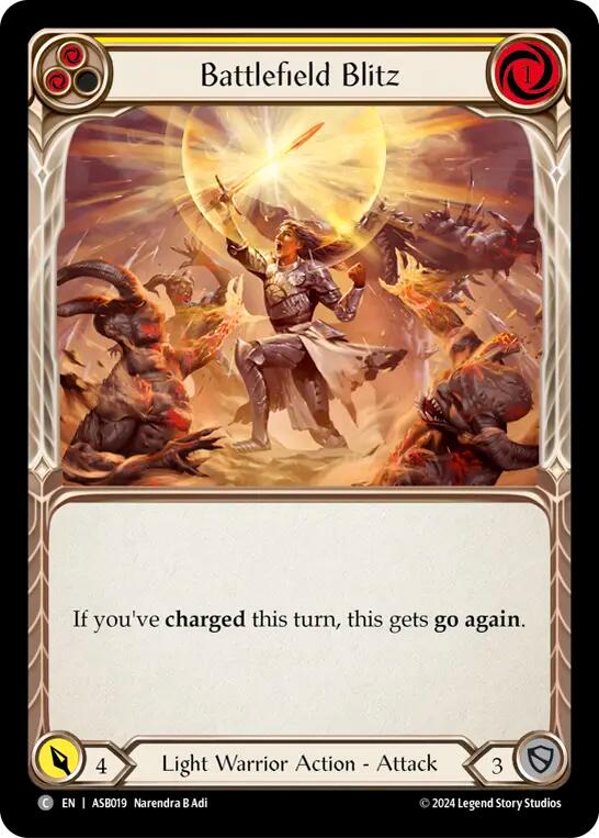 Battlefield Blitz (Yellow) [ASB019] (Armory Deck: Boltyn) | Good Games Modbury