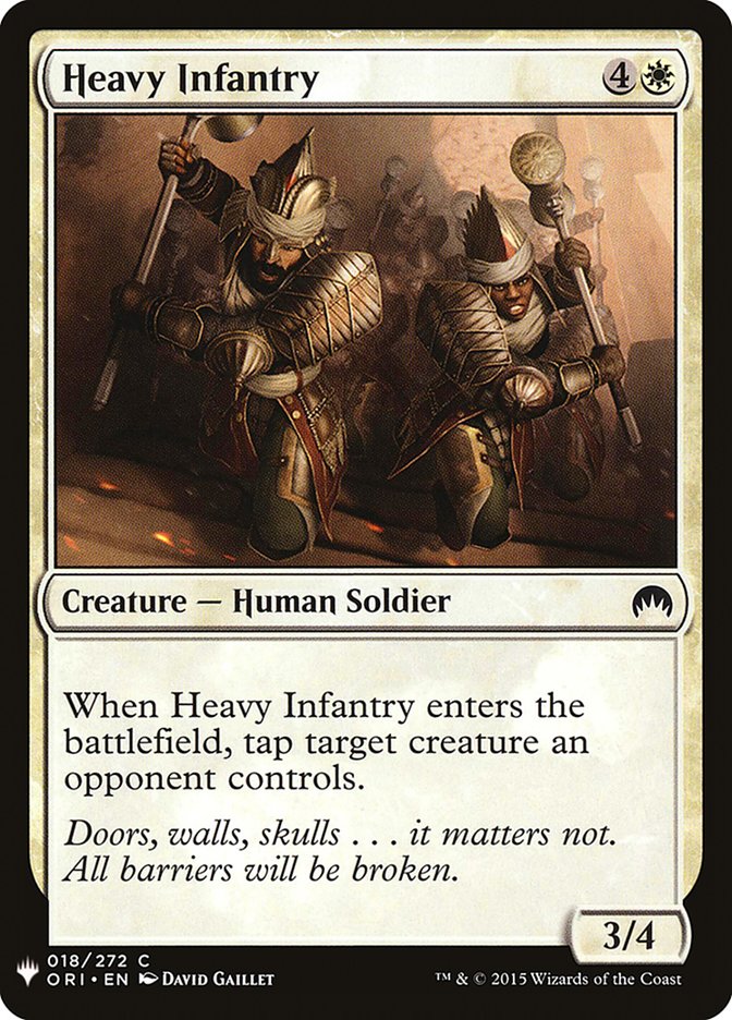 Heavy Infantry [Mystery Booster] | Good Games Modbury