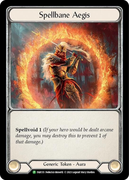 Spellbane Aegis [FAB155] (Promo)  Cold Foil | Good Games Modbury