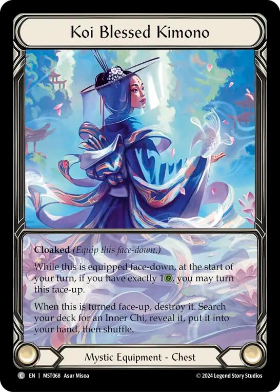 Koi Blessed Kimono (Extended Art) [MST068] (Part the Mistveil)  Cold Foil | Good Games Modbury
