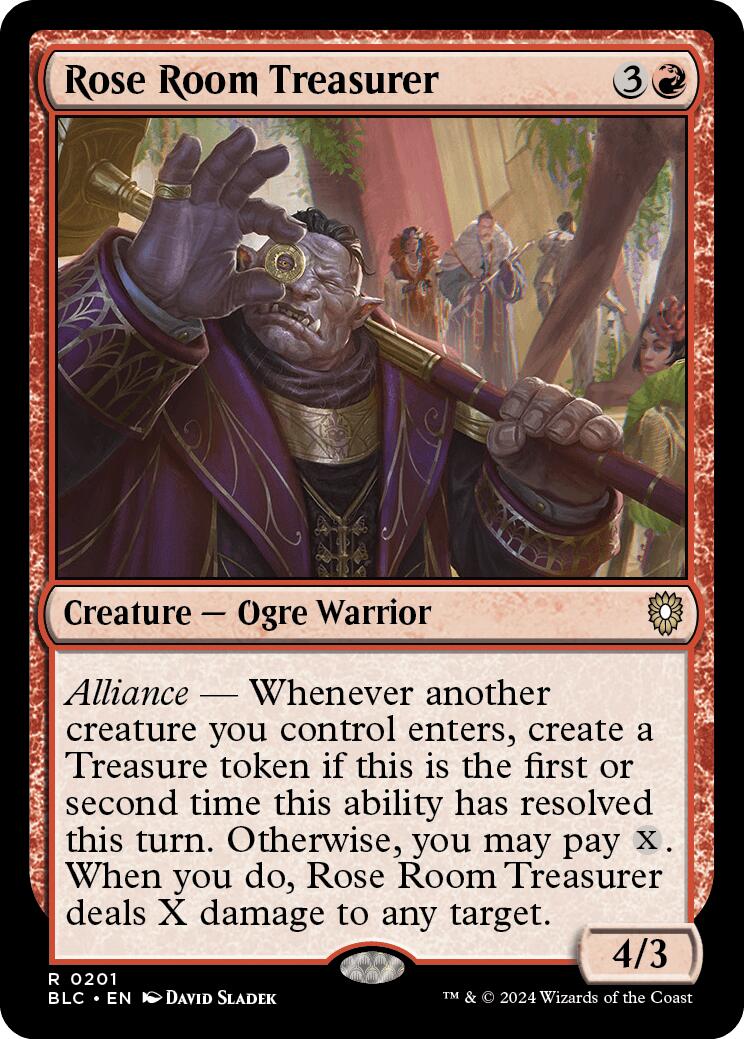 Rose Room Treasurer [Bloomburrow Commander] | Good Games Modbury