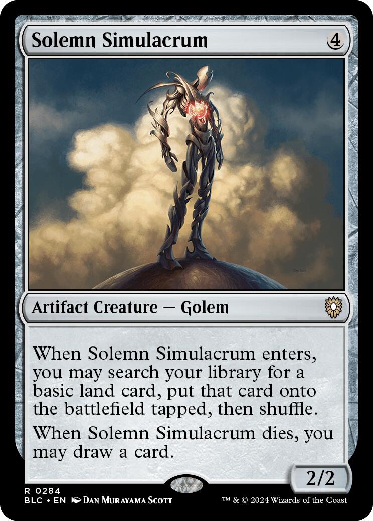 Solemn Simulacrum [Bloomburrow Commander] | Good Games Modbury