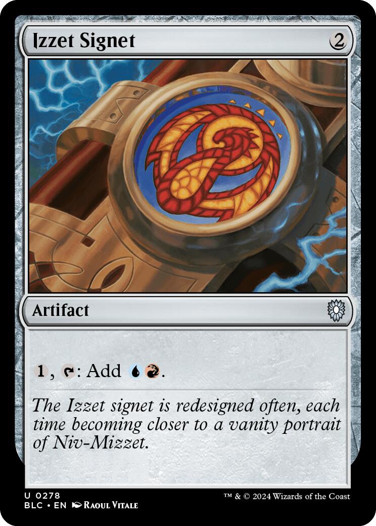 Izzet Signet [Bloomburrow Commander] | Good Games Modbury
