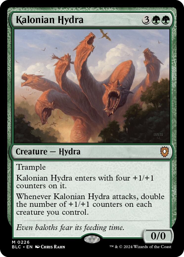 Kalonian Hydra [Bloomburrow Commander] | Good Games Modbury