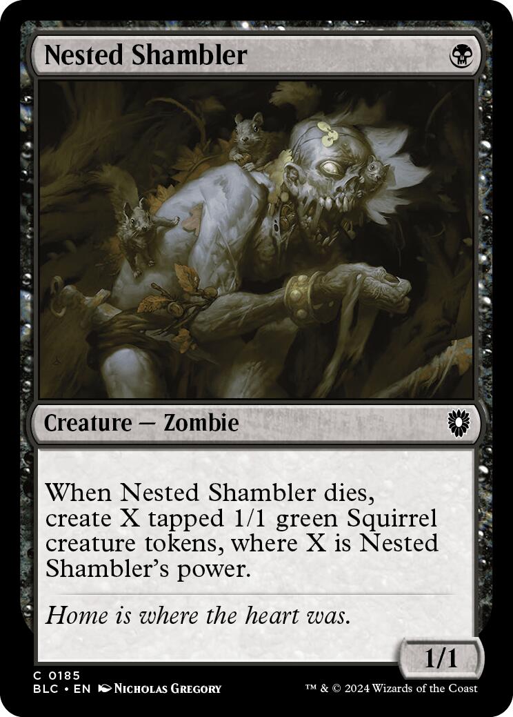 Nested Shambler [Bloomburrow Commander] | Good Games Modbury