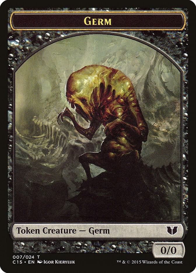 Germ Zombie Double Sided Token 7 // 8 (Commander 2015)  | Good Games Modbury