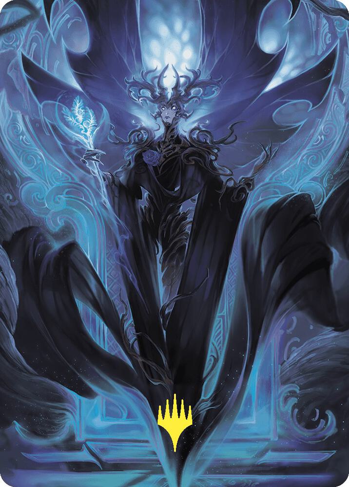 Talion the Kindly Lord Art Card Gold Stamped Planeswalker Symbol 60 (Art Series: Wilds of Eldraine)  | Good Games Modbury