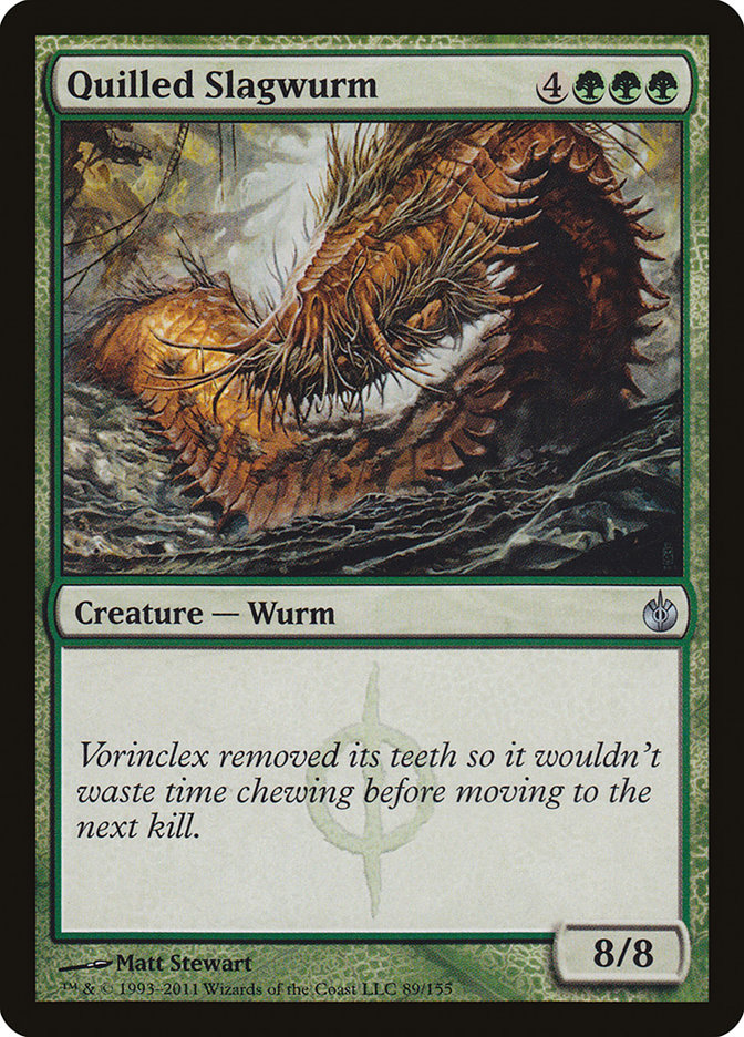 Quilled Slagwurm 89/155 (Mirrodin Besieged)  - Foil | Good Games Modbury