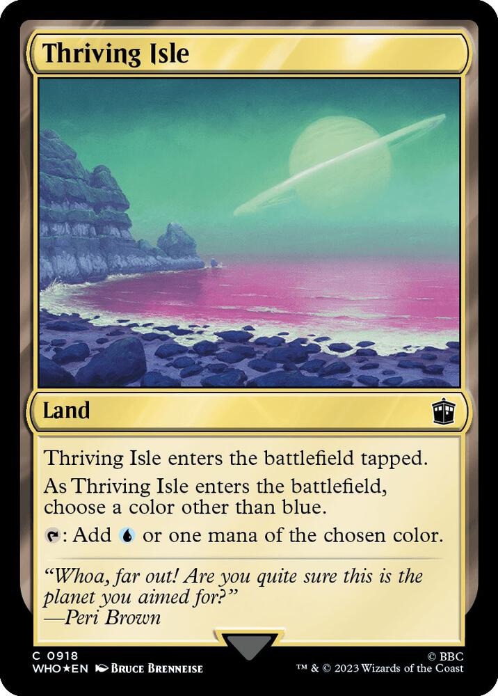 Thriving Isle 918/331 (Universes Beyond: Doctor Who)  - Surge Foil | Good Games Modbury