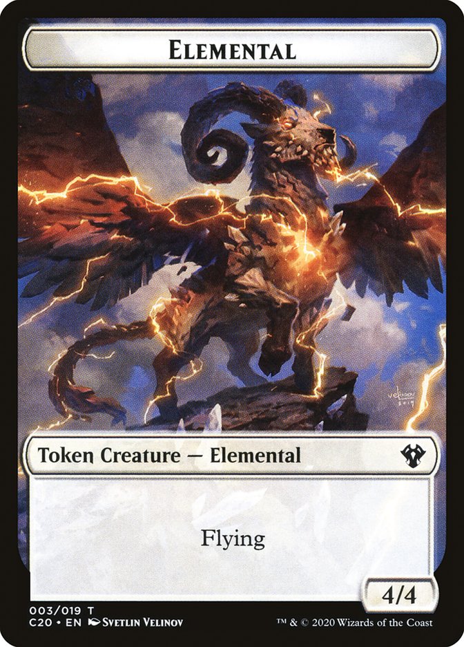 Kraken // Elemental (010) Double-Sided Token [Commander 2020 Tokens] | Good Games Modbury