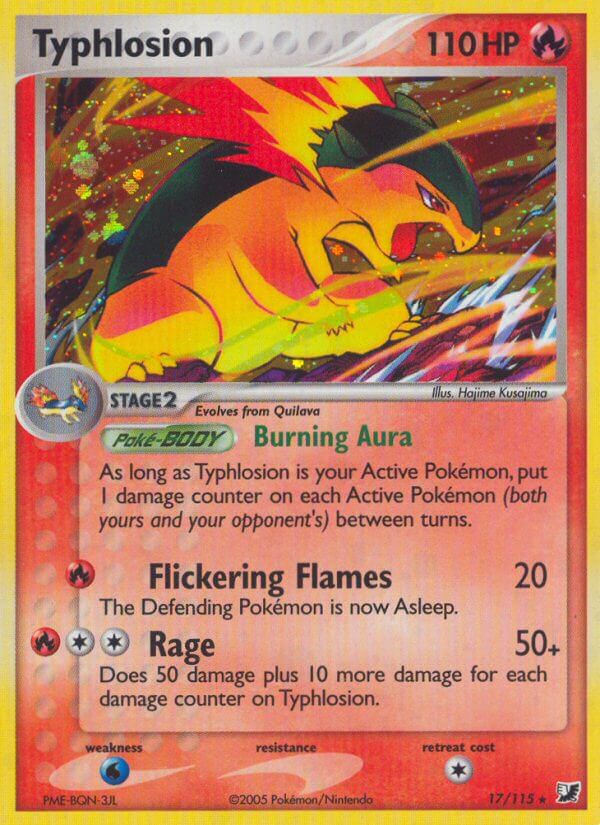 Typhlosion(17/115) (Theme Deck Exclusive) [EX: Unseen Forces] | Good Games Modbury