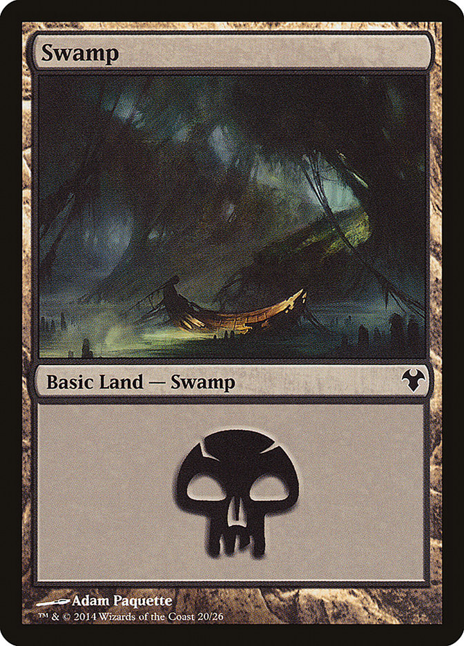 Swamp (20) [Modern Event Deck 2014] | Good Games Modbury