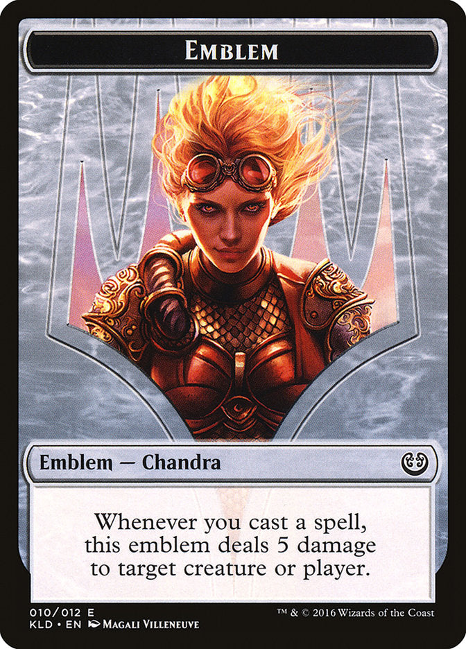 Chandra, Torch of Defiance Emblem [Kaladesh Tokens] | Good Games Modbury