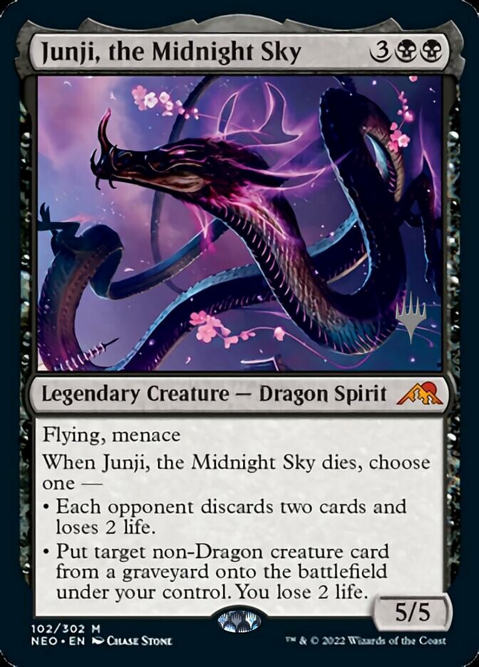 Junji, the Midnight Sky (Promo Pack) [Kamigawa: Neon Dynasty Promos] | Good Games Modbury