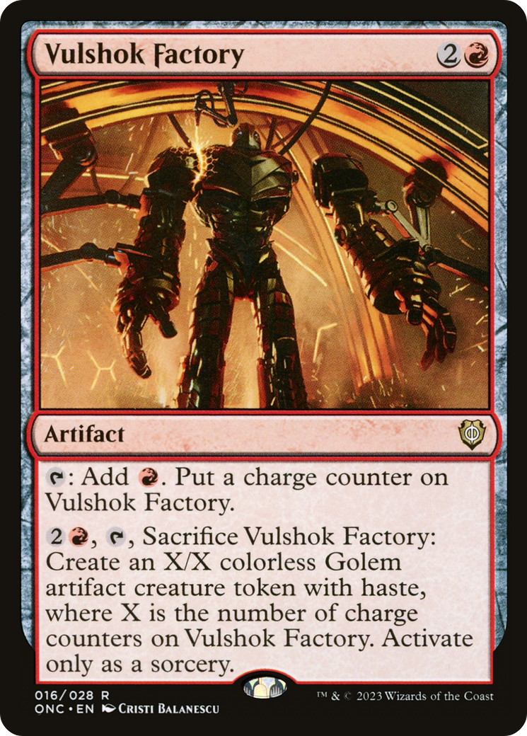 Vulshok Factory [Phyrexia: All Will Be One Commander] | Good Games Modbury