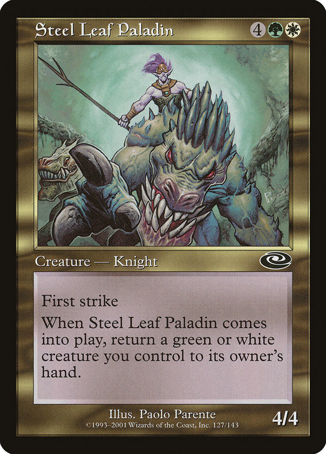 Steel Leaf Paladin [Planeshift] | Good Games Modbury