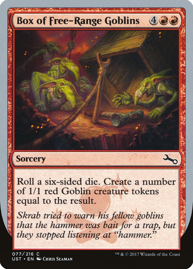 Box of Free-Range Goblins 77/216 (Unstable)  - Foil | Good Games Modbury