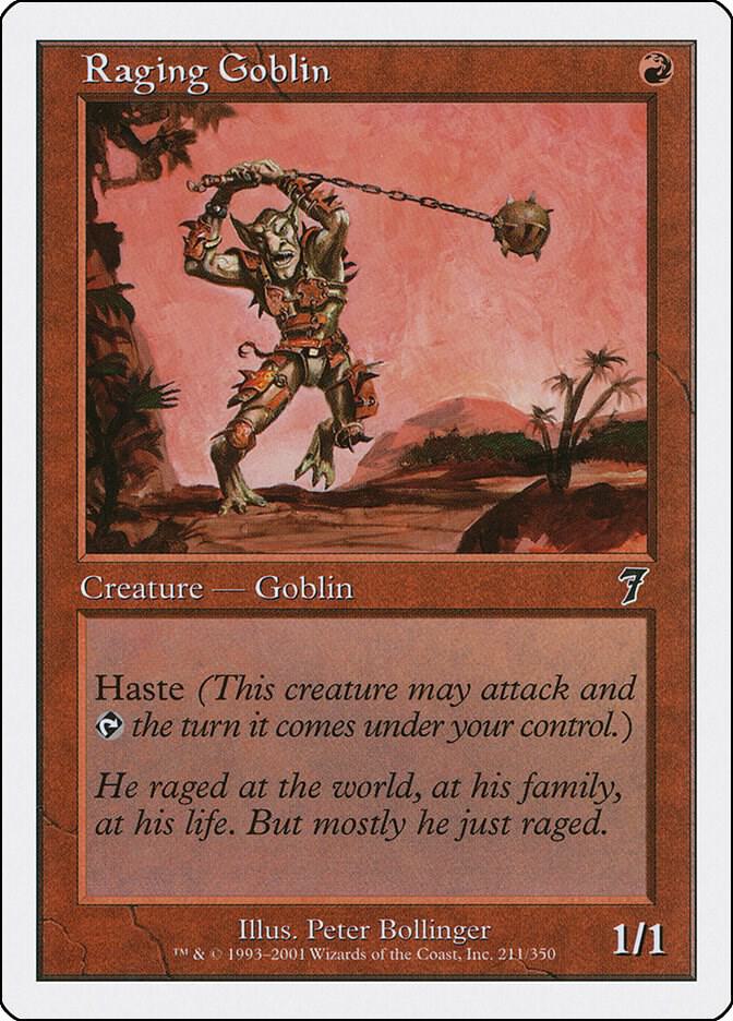 Raging Goblin 211/350 (7th Edition)  | Good Games Modbury
