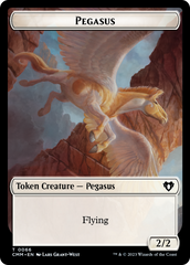Copy (54) // Pegasus Double-Sided Token [Commander Masters Tokens] | Good Games Modbury