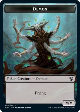 Demon Fungus Beast Double Sided Token 7 // 15 (Commander 2021)  | Good Games Modbury