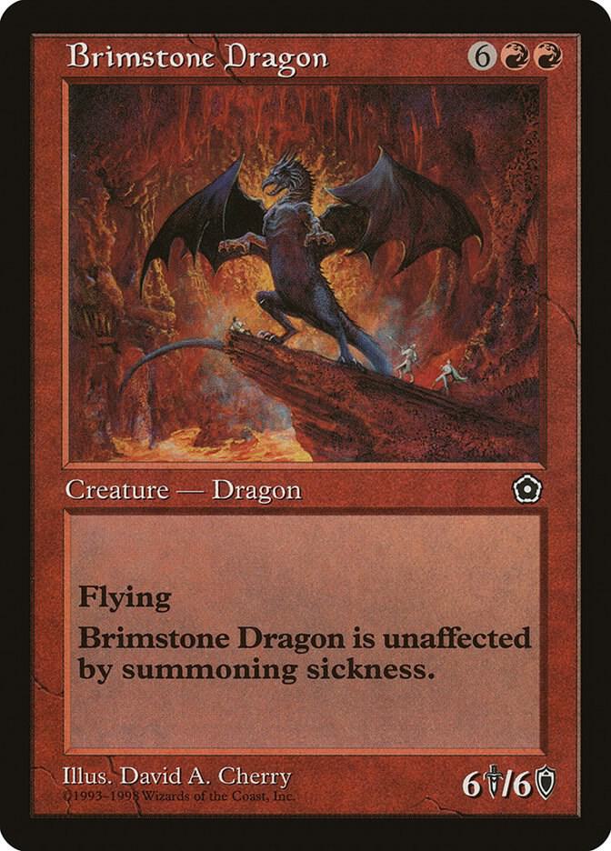 Brimstone Dragon 92/165 (Portal Second Age)  | Good Games Modbury