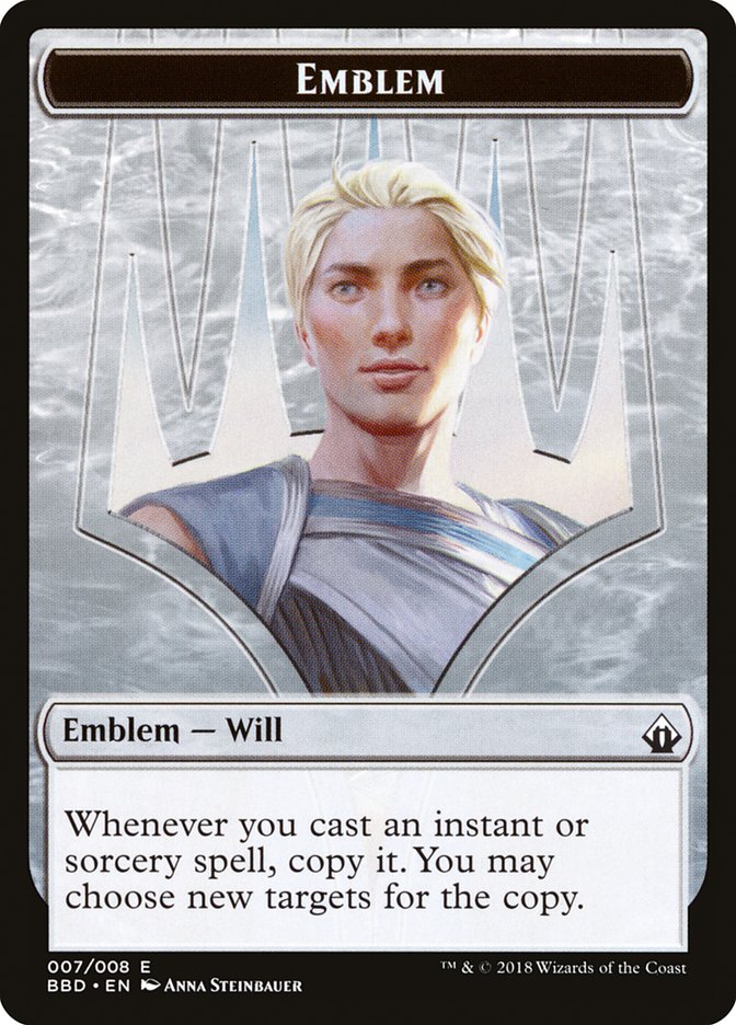 Will Kenrith Emblem [Battlebond Tokens] | Good Games Modbury