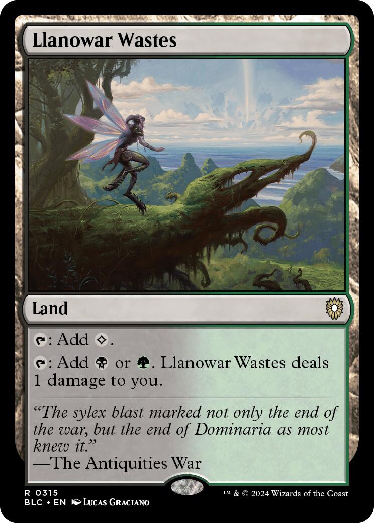 Llanowar Wastes [Bloomburrow Commander] | Good Games Modbury