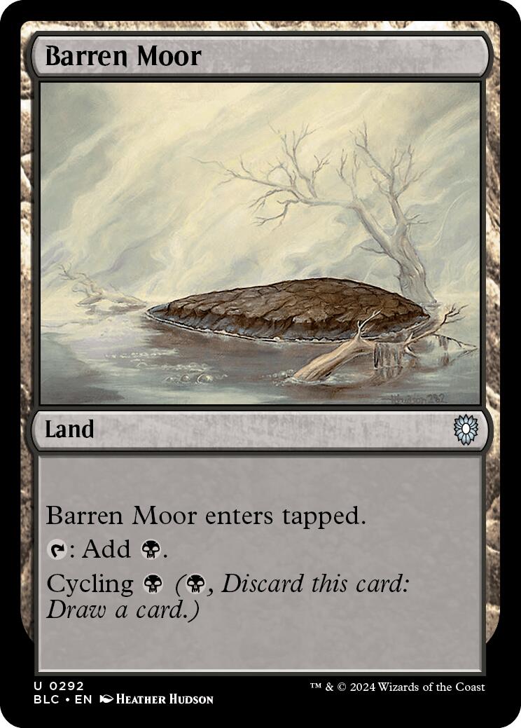 Barren Moor [Bloomburrow Commander] | Good Games Modbury