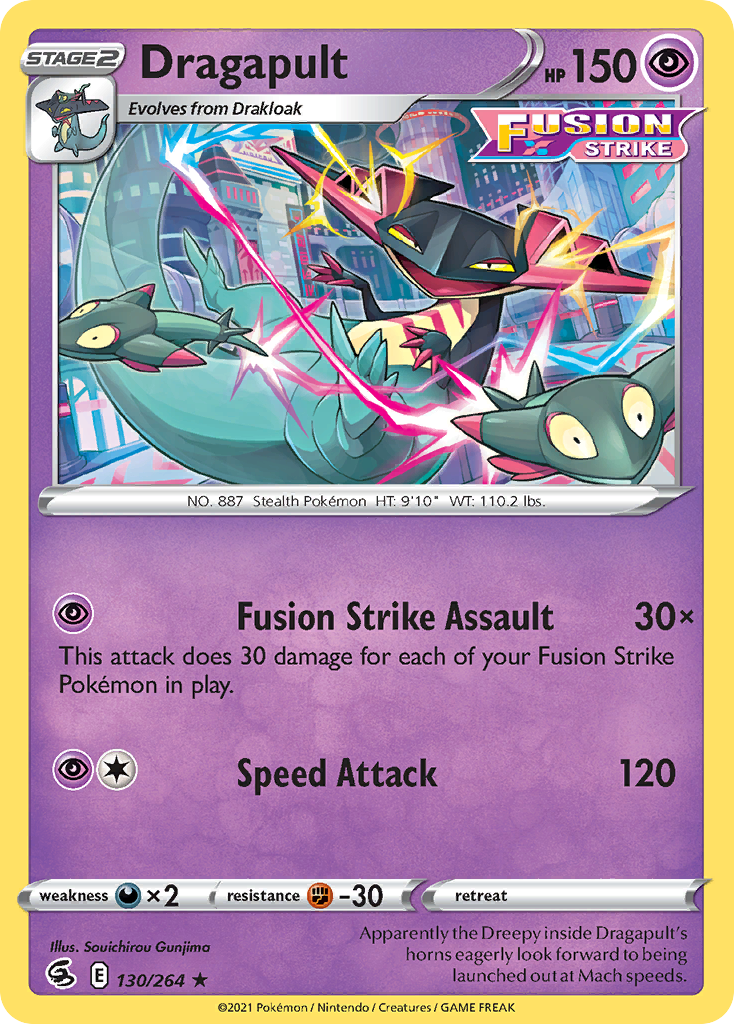 Dragapult (130/264) (Theme Deck Exclusive) [Sword & Shield: Fusion Strike] | Good Games Modbury