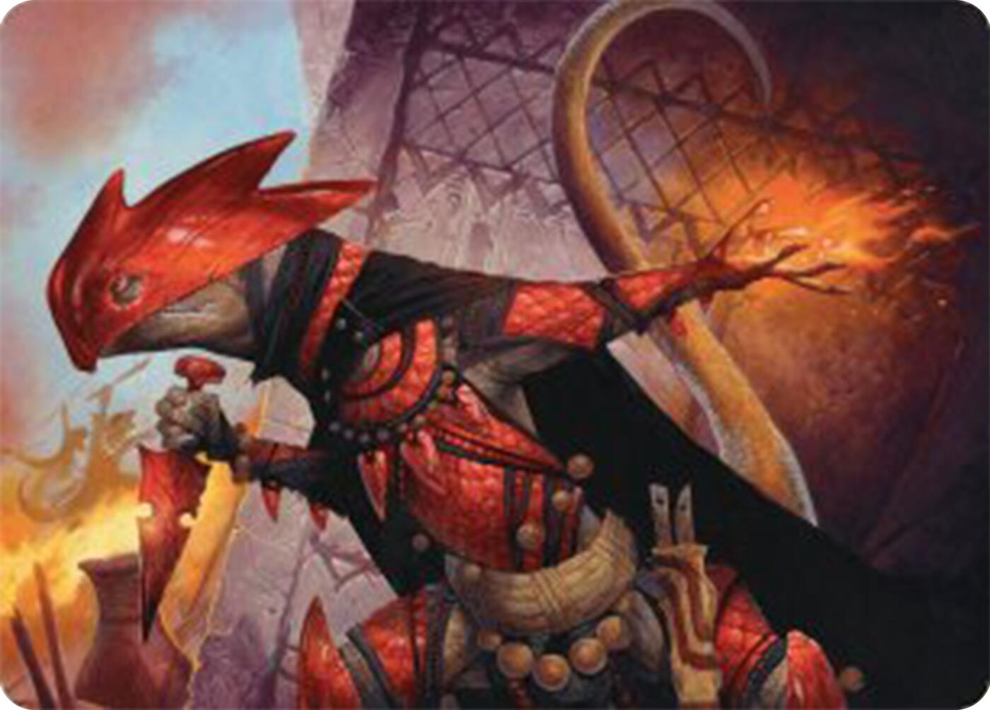 Cindering Cutthroat Art Card [Bloomburrow Art Series] | Good Games Modbury