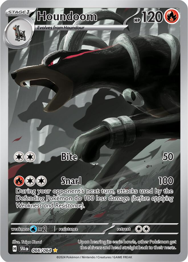 Houndoom (066/064) [Scarlet & Violet: Shrouded Fable] | Good Games Modbury