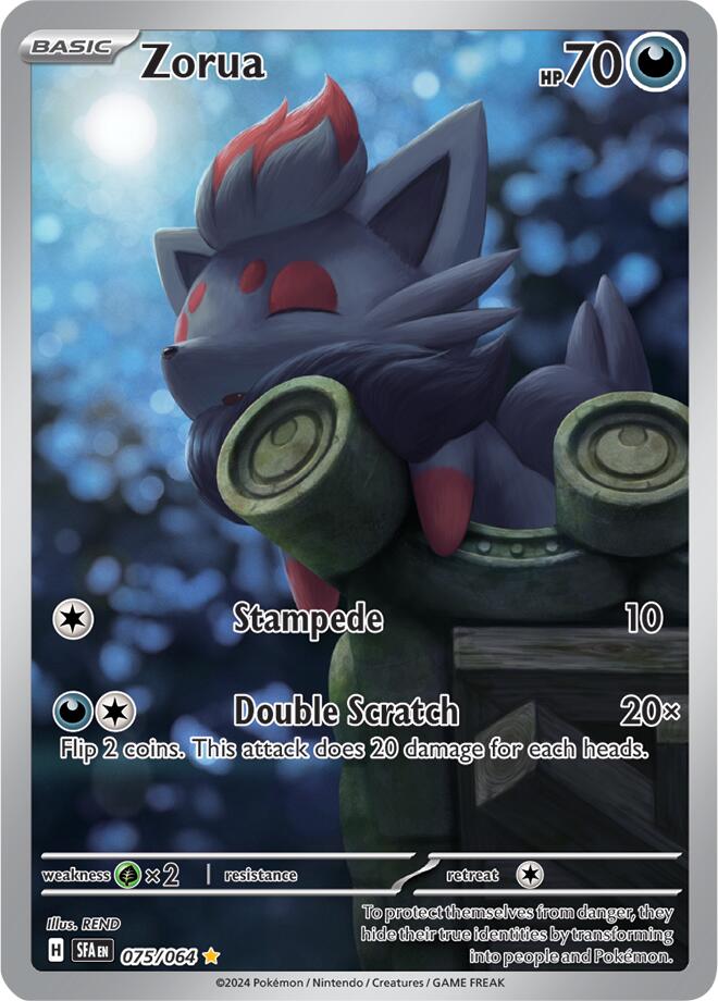 Zorua (075/064) [Scarlet & Violet: Shrouded Fable] | Good Games Modbury