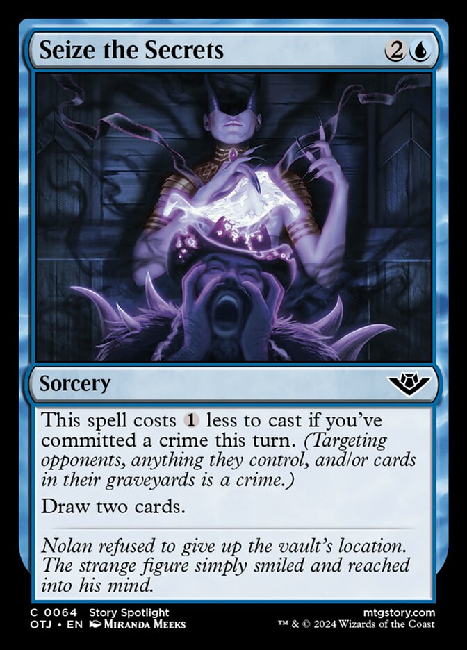 Seize the Secrets 64/286 (Outlaws of Thunder Junction)  - Foil | Good Games Modbury