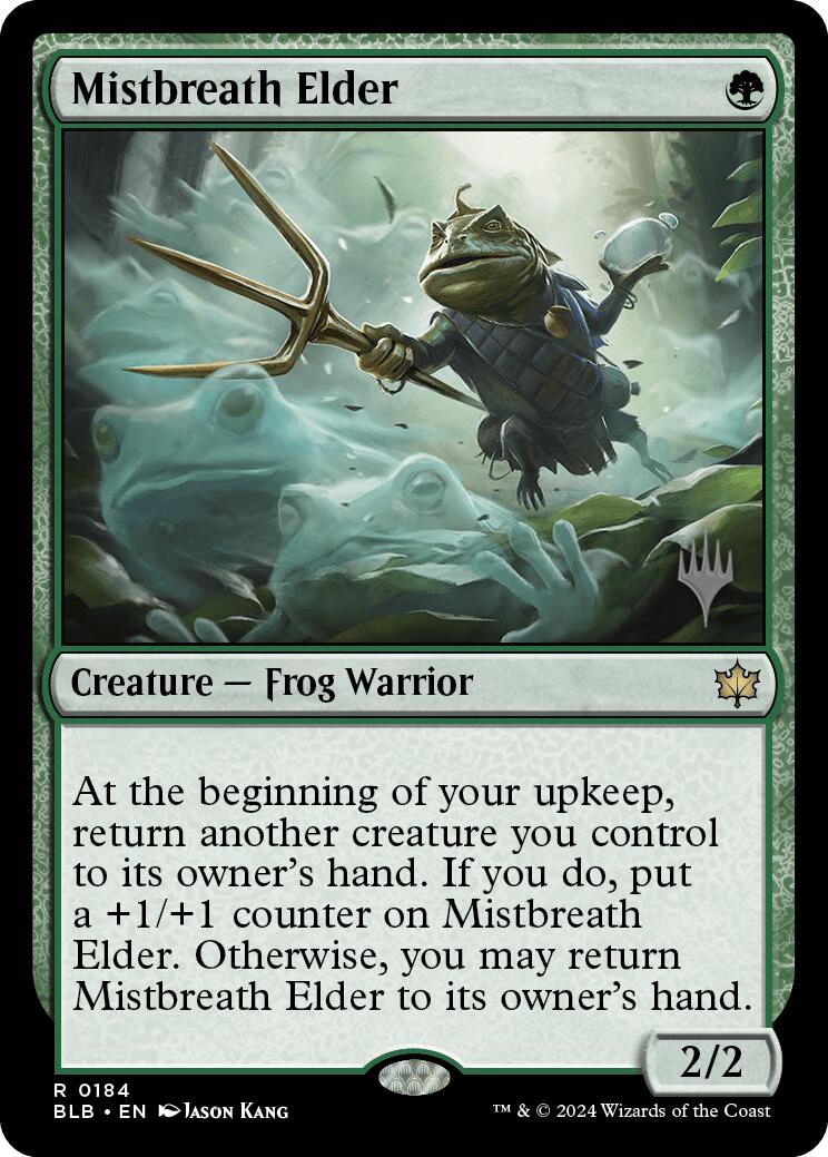 Mistbreath Elder (Promo Pack) [Bloomburrow Promos] | Good Games Modbury