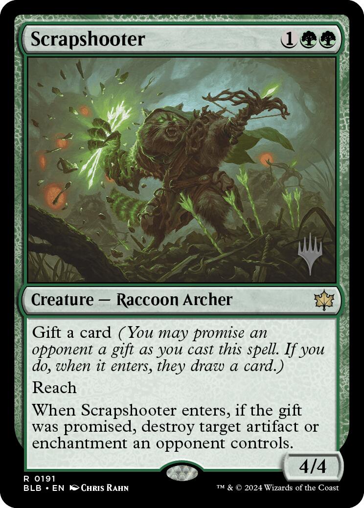 Scrapshooter (Promo Pack) [Bloomburrow Promos] | Good Games Modbury