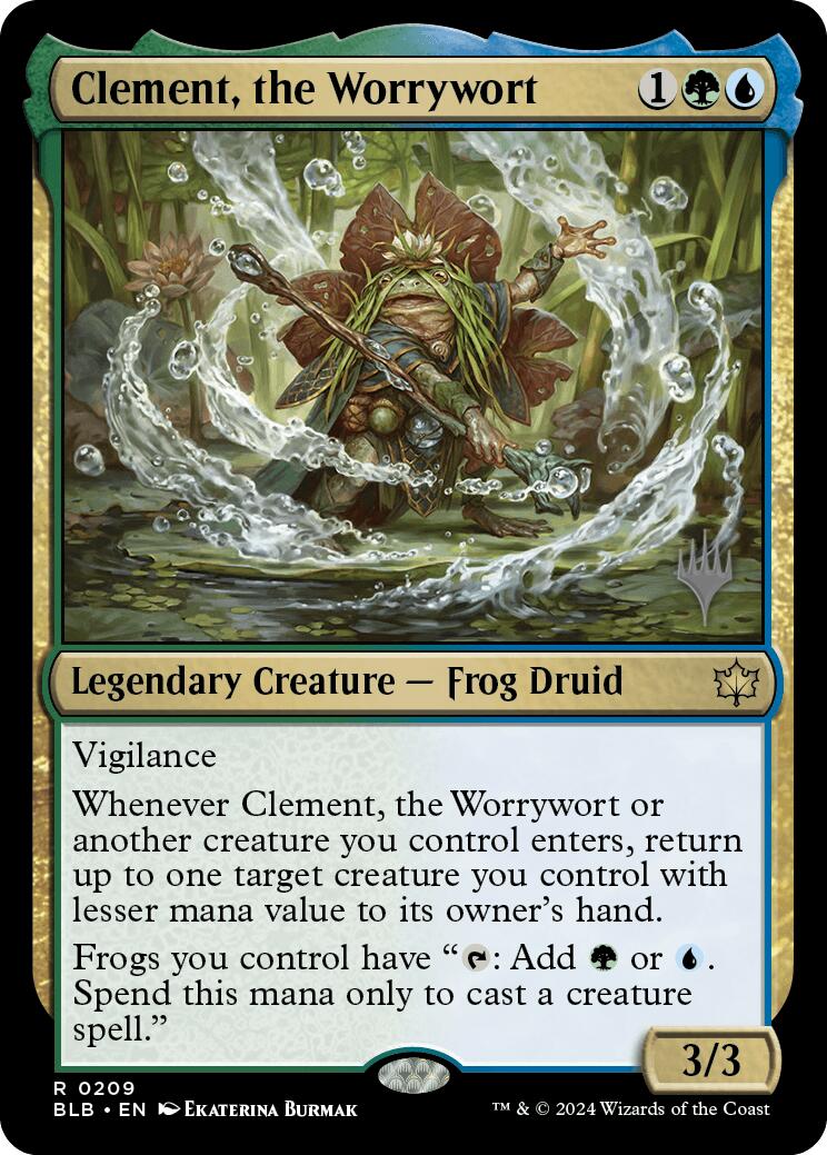 Clement, the Worrywort (Promo Pack) [Bloomburrow Promos] | Good Games Modbury