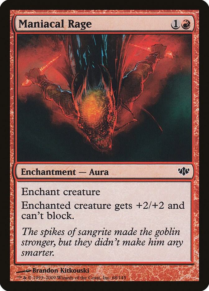 Maniacal Rage 68/145 (Conflux)  - Foil | Good Games Modbury