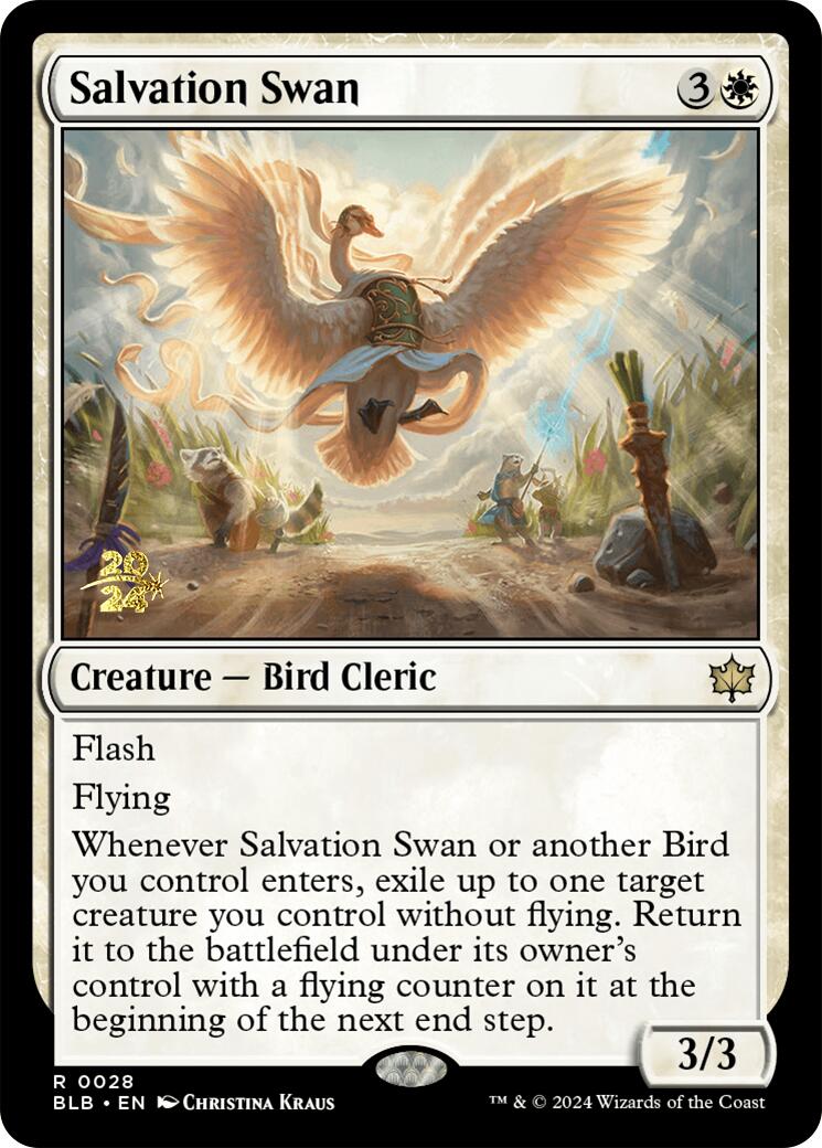 Salvation Swan [Bloomburrow Prerelease Promos] | Good Games Modbury