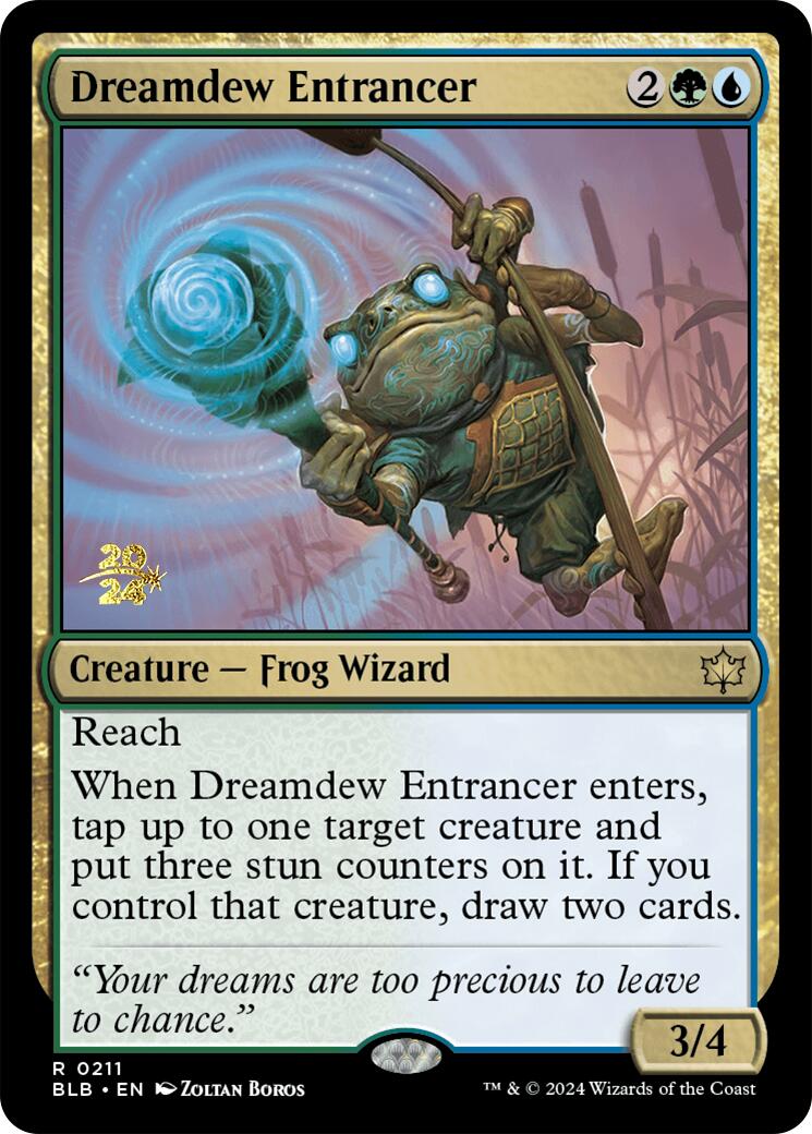 Dreamdew Entrancer [Bloomburrow Prerelease Promos] | Good Games Modbury