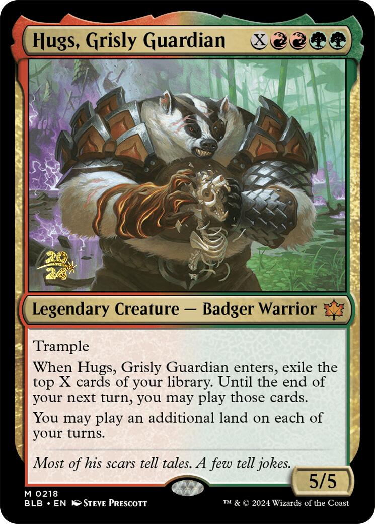 Hugs, Grisly Guardian [Bloomburrow Prerelease Promos] | Good Games Modbury