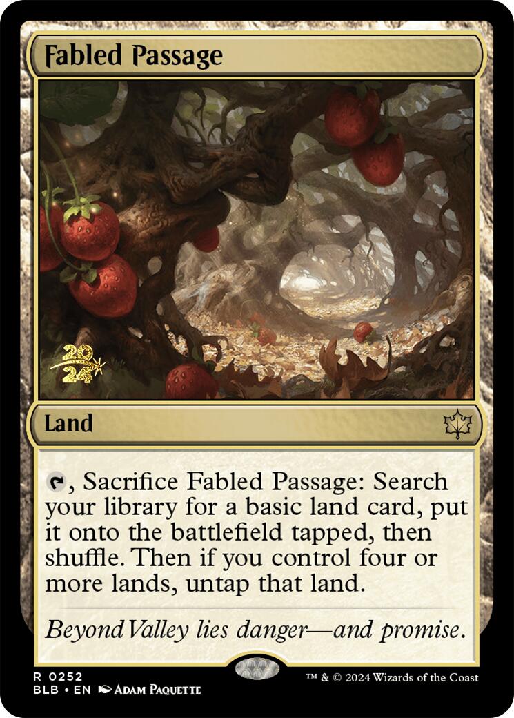 Fabled Passage [Bloomburrow Prerelease Promos] | Good Games Modbury