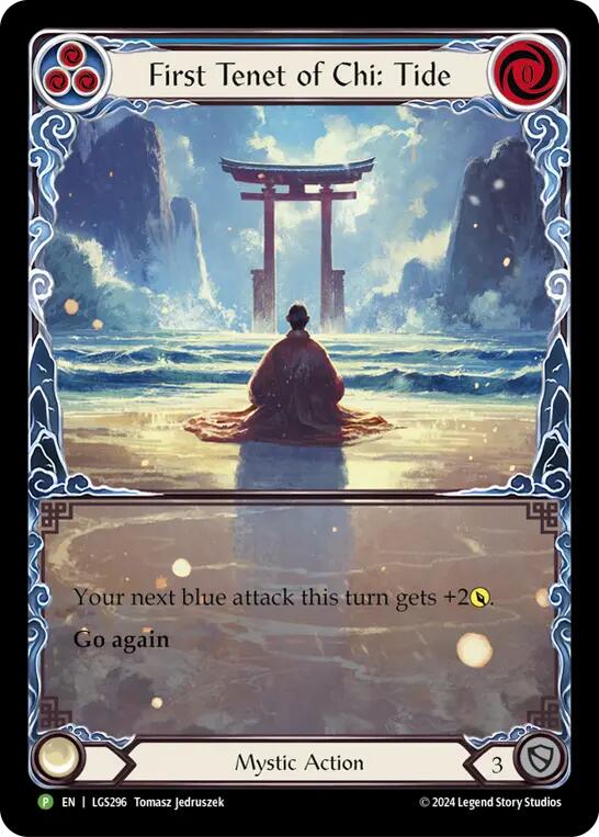 First Tenet of Chi: Tide [LGS296] (Promo)  Rainbow Foil | Good Games Modbury