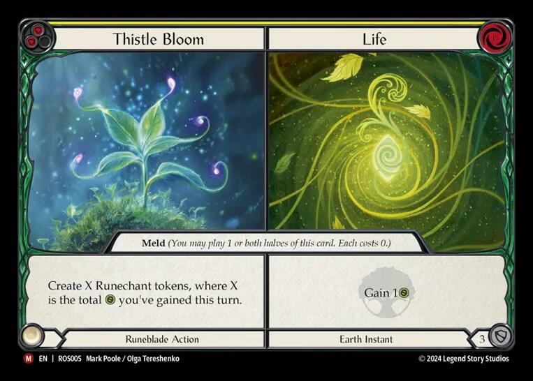 Thistle Bloom // Life [ROS005] (Rosetta)  Rainbow Foil | Good Games Modbury