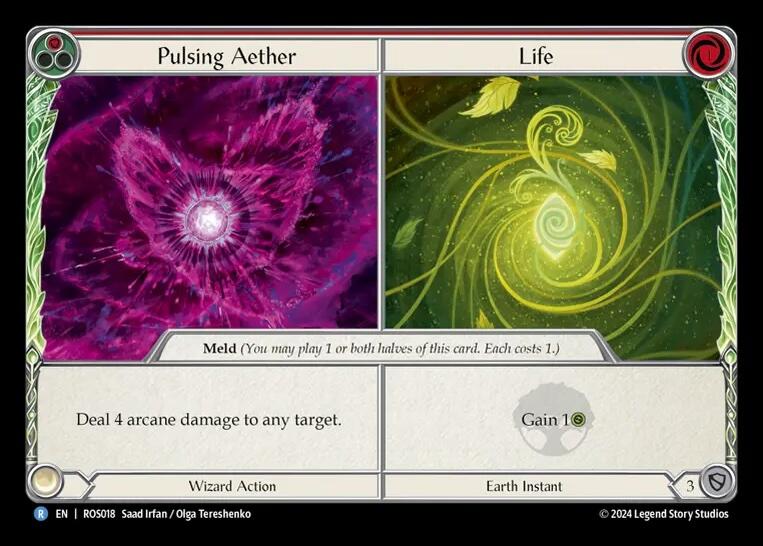 Pulsing Aether // Life [ROS018] (Rosetta)  Rainbow Foil | Good Games Modbury