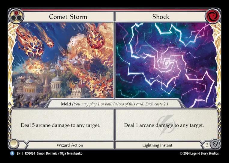 Comet Storm // Shock [ROS024] (Rosetta)  Rainbow Foil | Good Games Modbury