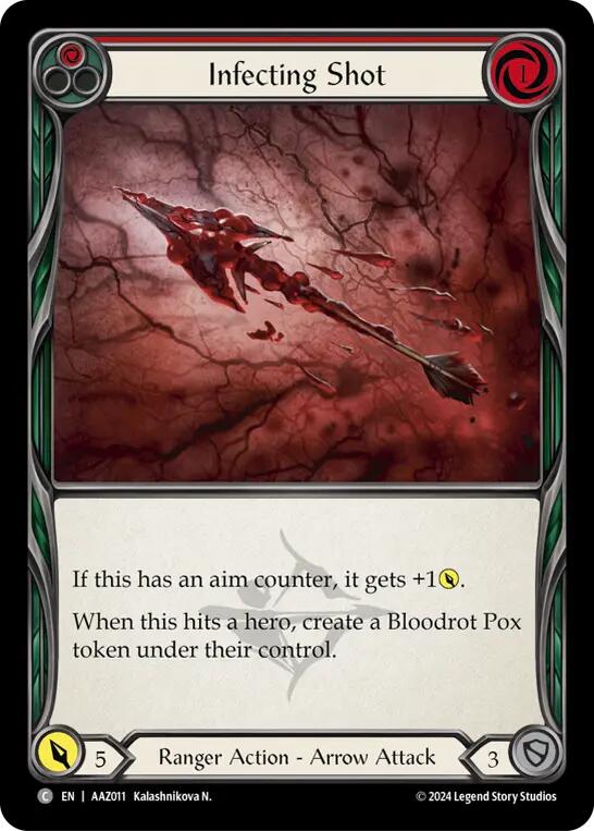 Infecting Shot (Red) [AAZ011] (Armory Deck: Kayo) | Good Games Modbury