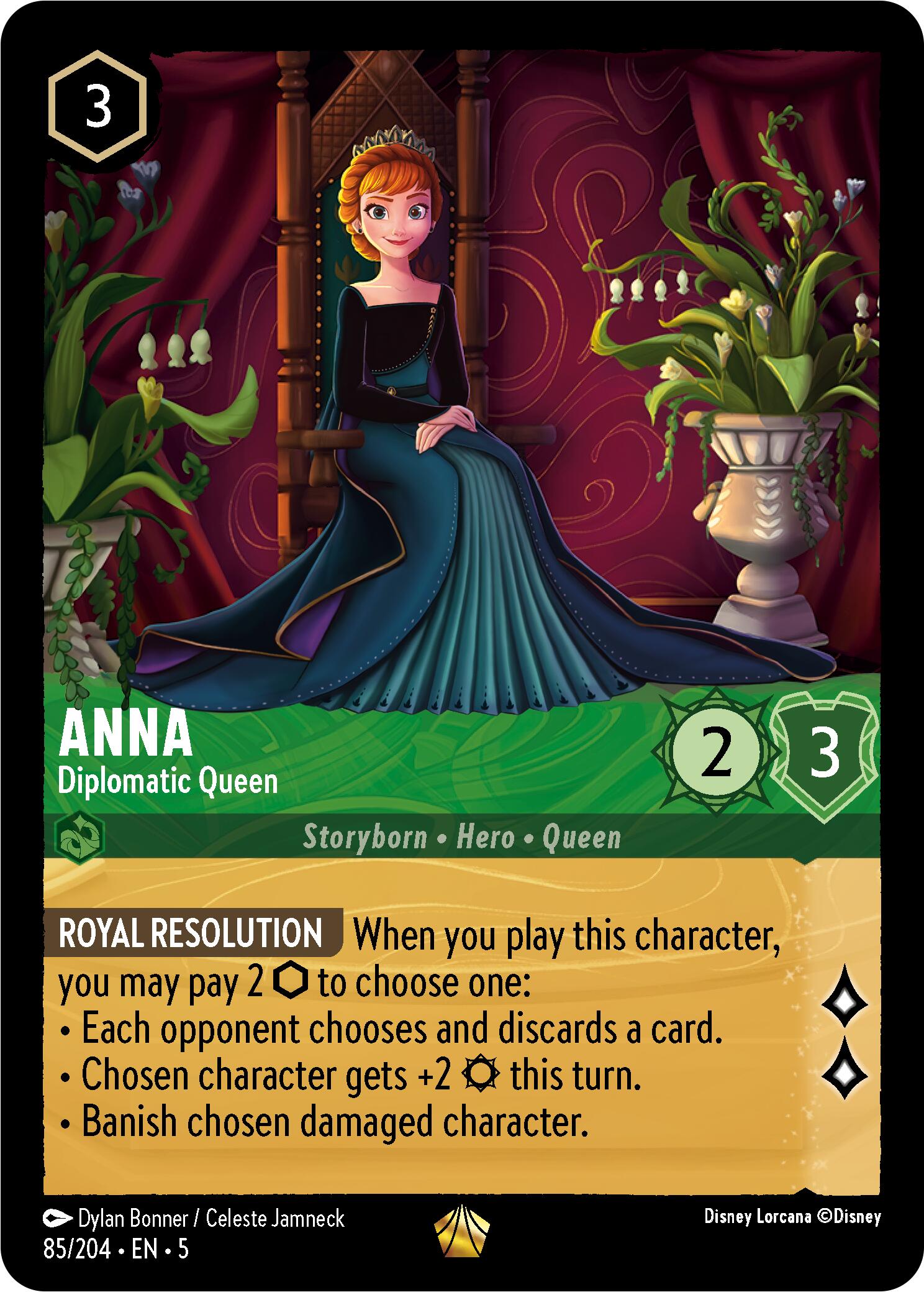 Anna - Diplomatic Queen (85/204) [Shimmering Skies] | Good Games Modbury