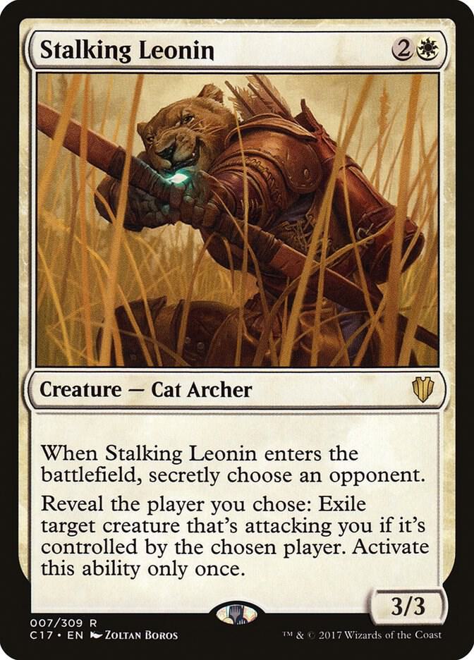 Stalking Leonin 7/309 (Commander 2017)  | Good Games Modbury