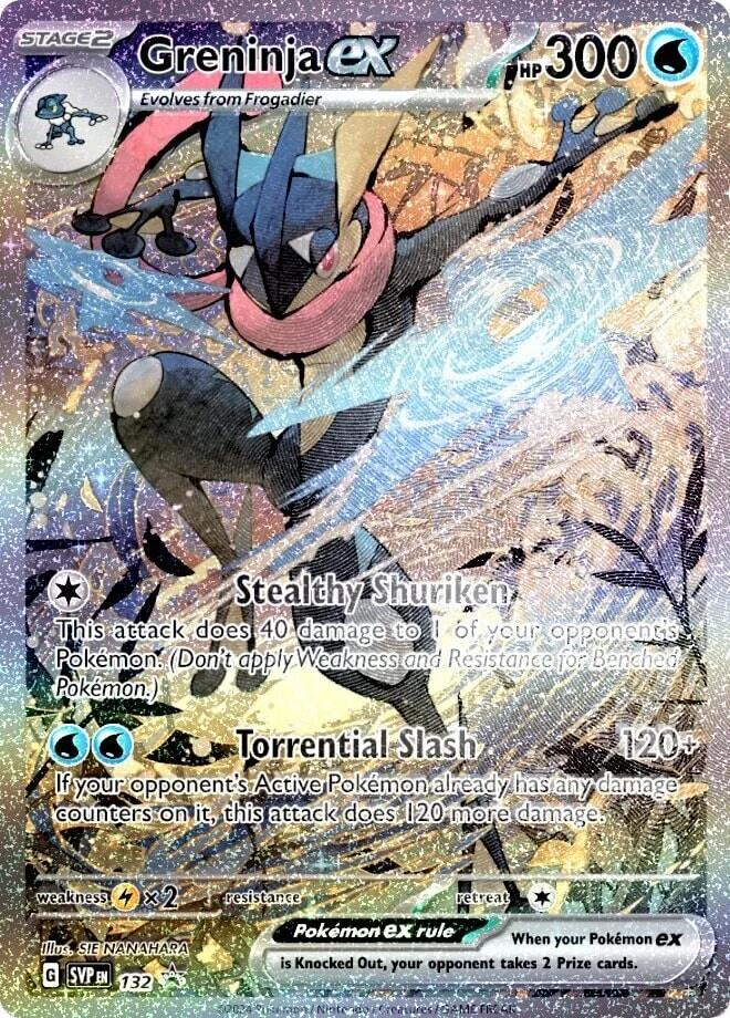 Greninja ex (132) [Scarlet & Violet: Black Star Promos] | Good Games Modbury